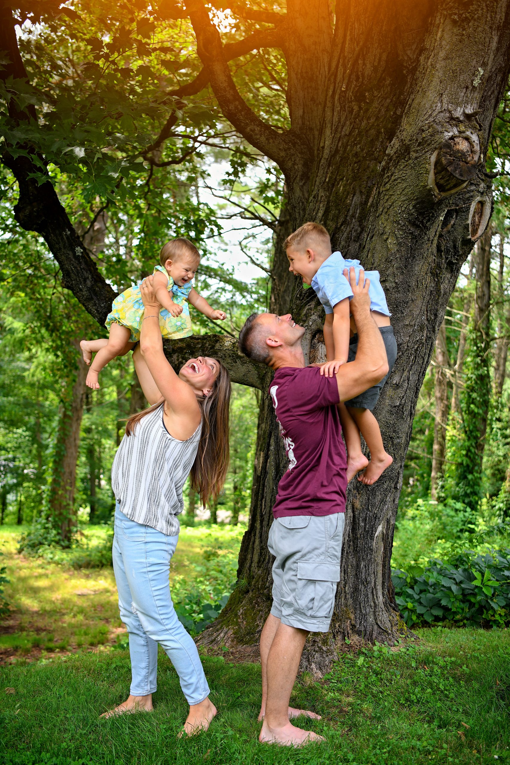 Cheryl with her family