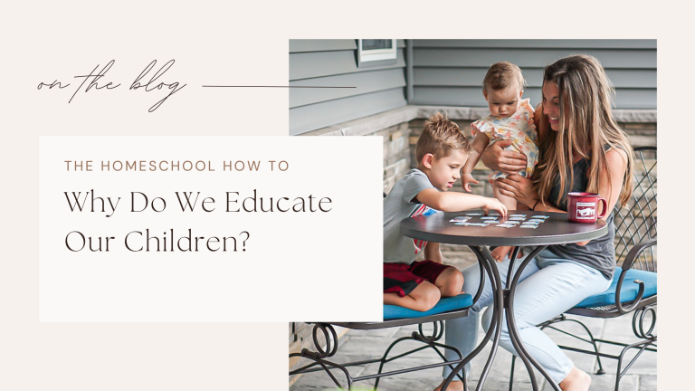 Read more about the article Why Do We Educate Our Children?