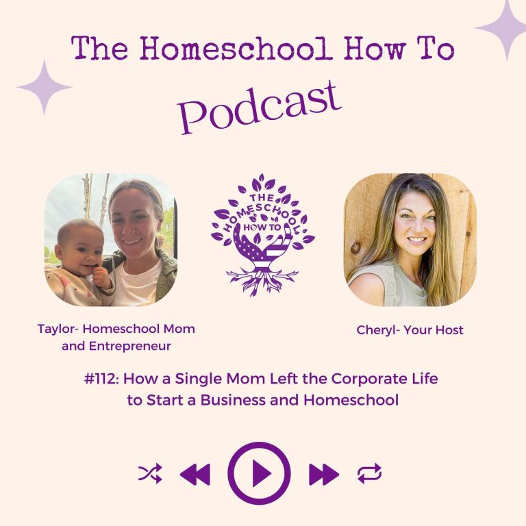 Read more about the article #112: How a Single Mom Left the Corporate Life to Start a Business and Homeschool