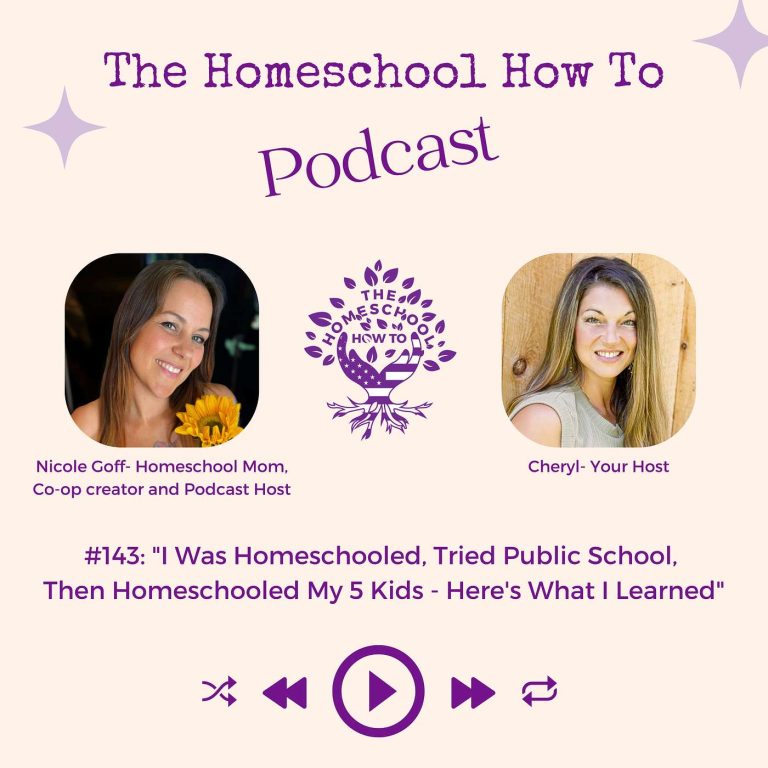 Read more about the article #143: “I Was Homeschooled, Tried Public School, Then Homeschooled My 5 Kids – Here’s What I Learned”