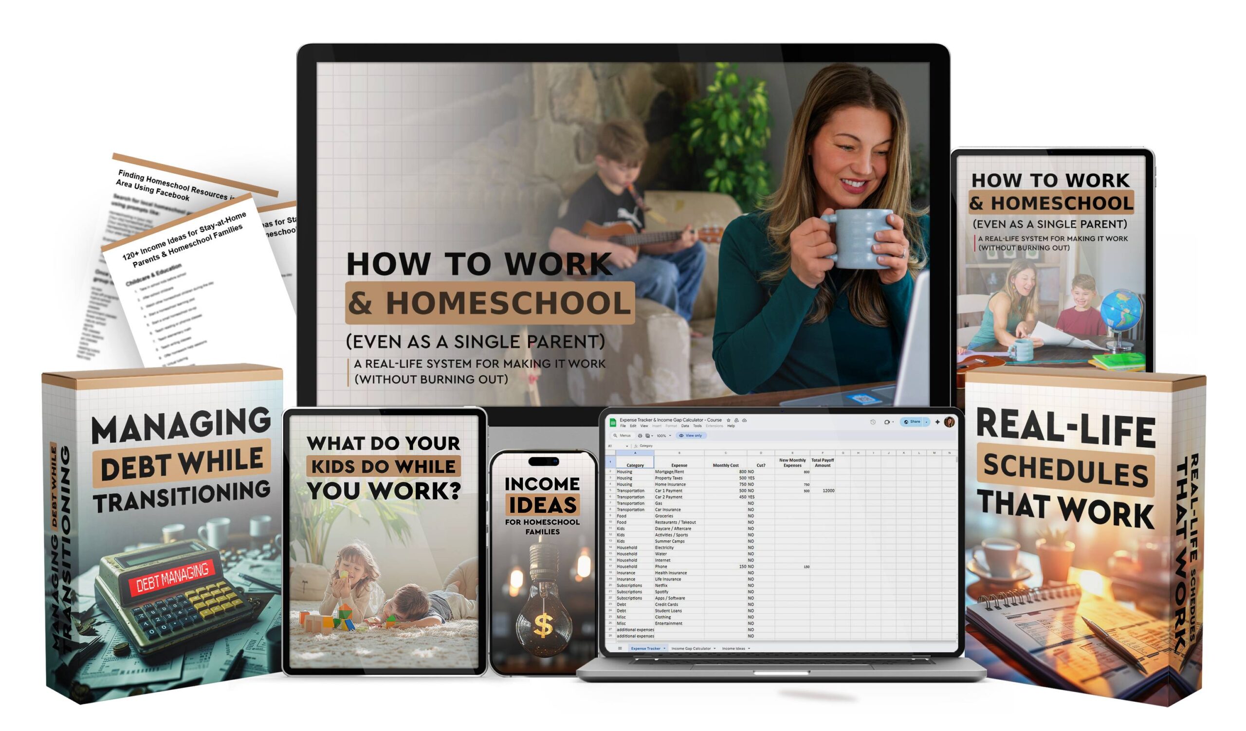 How to Work & Homeschool (Even As A Single Parent!) Course